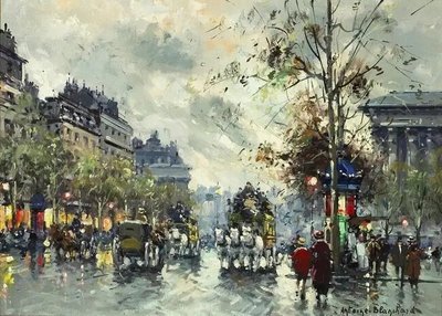 ФотоПостер Antoine Blanchard, Бульвар Мадлен (A view of the Boulevard de la Madeleine) Ant18829 фото