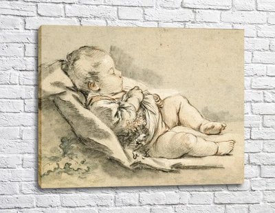 Картина Эскиз - Спящее дитя Fra11339 фото