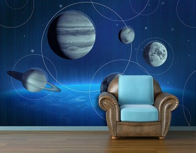 Планеты солнечной системы, синий Kos89 фото