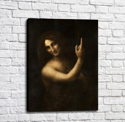 Картина Иоанн Креститель, Да Винчи Leo14240 фото