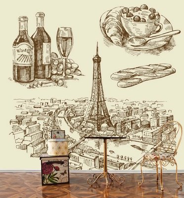 Париж и традиционная французская еда Ske1198 фото