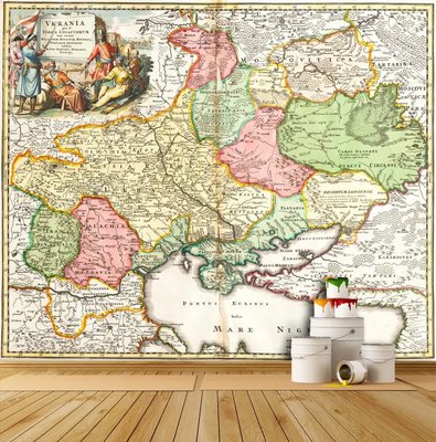 Фотообои Старинная карта Украины 17 век Sta2148 фото