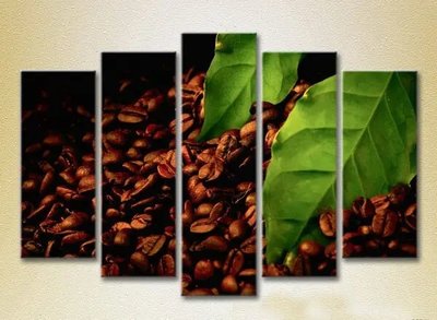 Tablouri modulare Cereale, frunze de cafea_04 Eda10748 фото