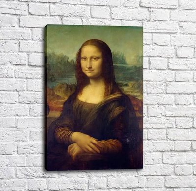 Tabloul Mona Lisa, de Leonardo da Vinci, retușat Leo14149 фото