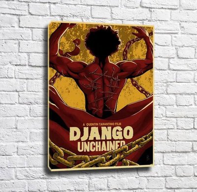 Графический Постер к фильму Джанго освобожденный Pos15382 фото