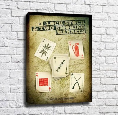 Poster pentru filmul Cărți, bani, două butoaie fumegătoare Pos15282 фото