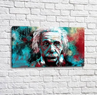 Постер Эйнштейн в стиле арт модерн Izv17917 фото