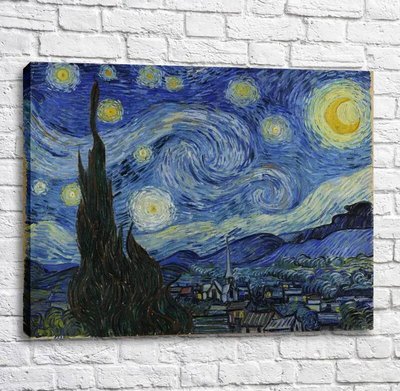 Pictură de Van Gogh Noapte înstelată Van11598 фото