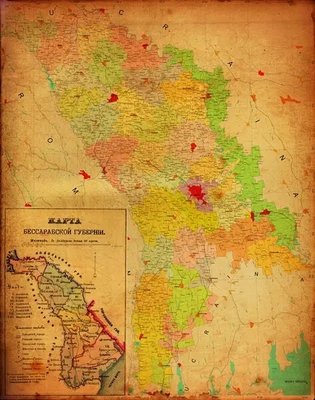 Карта Молдовы Sov1999 фото