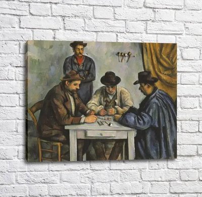 Картина Cezanne,The Card Players, 1890 92 Sez11849 фото