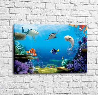 Poster Dory, Nemo și Marlin Mul16269 фото
