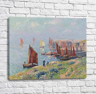 Картина Анри Море - Возвращение лодок,-1907 Imp12450 фото