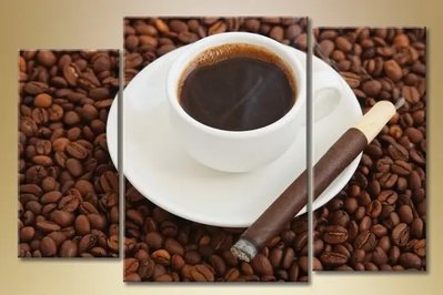 Модульные картины Кофе-и-сигара Eda8550 фото