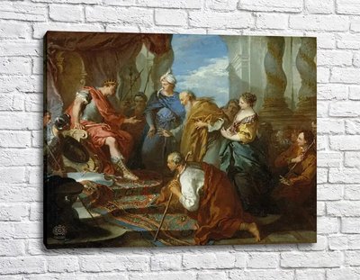 Картина Иосиф представляет своего отца и братьев фараону Fra11350 фото