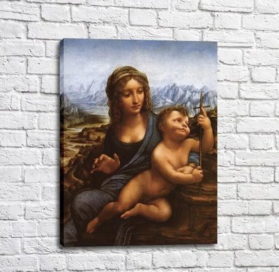 Pictură Madonna cu Yarnwinder Leo14151 фото
