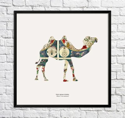 Постер Верблюд. Знаки зодиака Min15871 фото