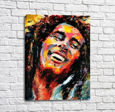 Poster Bob Marley în stil art nouveau Izv17820 фото