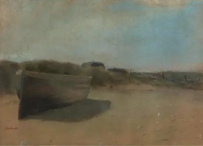 Barcă pe nisip, 1869 Deg13004 фото