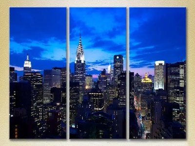 Tablouri modulare zgârie-nori din New York Gor7003 фото