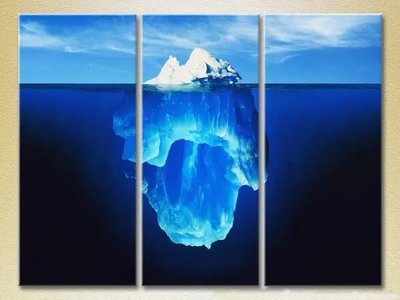 Picturi modulare Aisberg sub apă Mor8653 фото