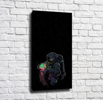 Графический Постер астронавт с медузой Pos15387 фото