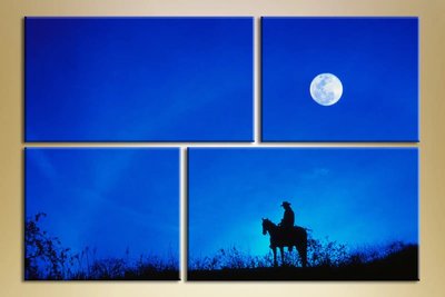 Tablouri modulare cowboy-in-the-night Fig8604 фото