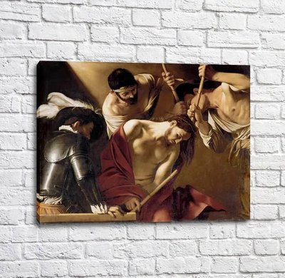 Pictură de Caravaggio Încoronarea cu spini Kar13355 фото