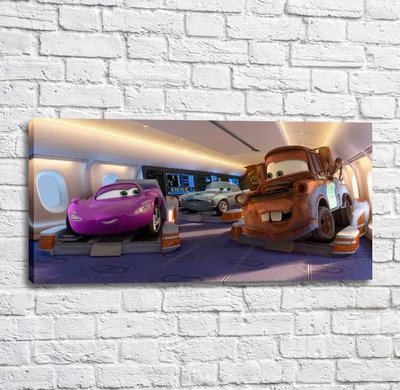 Постер Мэтр и его друзья в салоне самолета Mul16374 фото