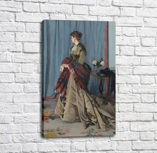 Картина Portrait of Madame Gaudibert, 1868 Mon14305 фото