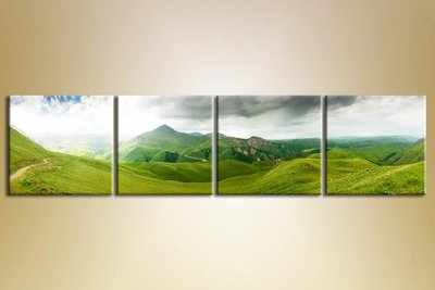 Модульные картины Триптих,-альпийский пейзаж Pri7655 фото