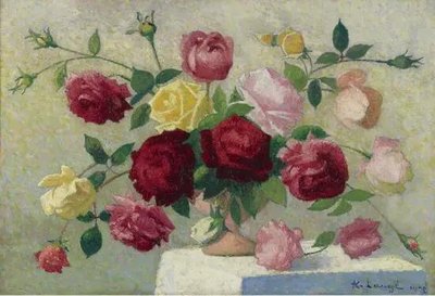 Buchet de trandafiri, 1922 TSv10955 фото