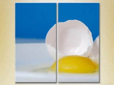 Модульные картины Разбитое яйцо Eda9105 фото