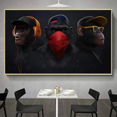 Trei maimuțe nu văd, nu aud, nu spun ZHi14556 фото