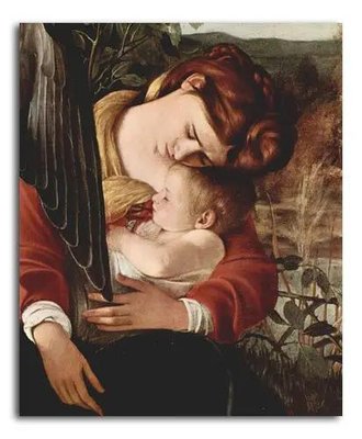 Отдых по пути в Египет. Фрагмент Мария и младенец Христос Kar13757 фото