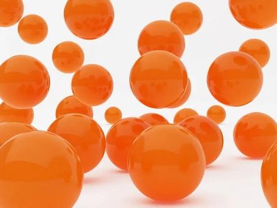 Фотообои 3D оранжевые шары 3D5156 фото