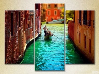 Модульные картины Канал Венеции_04 Gor7406 фото