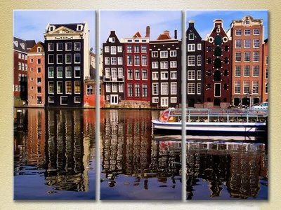 Модульные картины НидерландыАмстердам Gor7107 фото