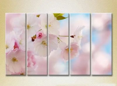 Модульные картины Цветы сакуры_04 TSv10190 фото