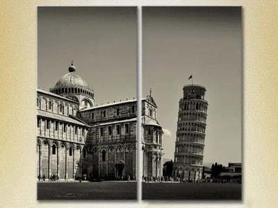 Модульные картины Италия, Пизанская башня Gor9040 фото
