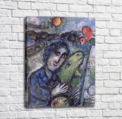 Картина Marc Chagall Le peintre Mar13691 фото