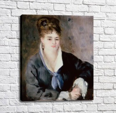 Картина Renoir, Pierre Auguste Woman in Black Ren14541 фото
