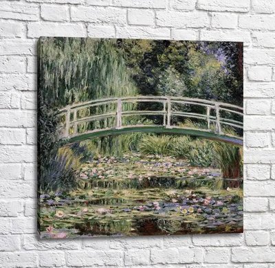 Картина White Water Lilies by Claude Monet Mon14491 фото