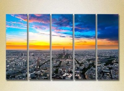 Tablouri modulare Morning Paris_10 Gor8658 фото