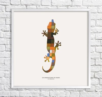 Poster Salamander. Abstracția Min18696 фото