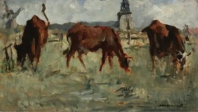 Cows at the Pasture, 1873 ZHi11960 фото