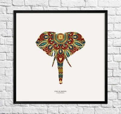 Poster Cap de elefant. Epoca de bronz Min15830 фото