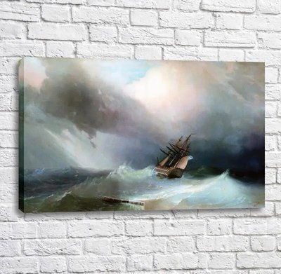 Pictură de furtună. 1851 Ayv13361 фото