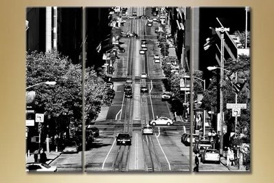 Модульные картины Улица городаКалифорния Gor7411 фото
