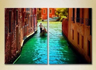 Модульные картины Канал Венеции_01 Gor9011 фото