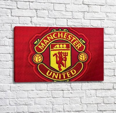 Poster cu sigla Manchester United Fut17292 фото